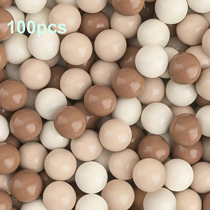 Ball Pit Balls 100/200 Pcs for Babies Toddlers Non-Toxic PE Colorful Ocean Play Balls for Ball Pit Pool Hand Foot Coordination Sensory Toy Birthday Gift Boys Girls