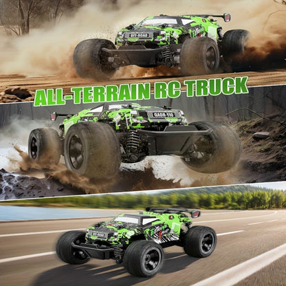 Dual Drive RC Off-Road Car for Kids 2.4GHz All-Terrain Remote Control Truck with Anti-Slip Tires – Sturdy Durable Design Boys Gift Ages 3+ Birthday Easter Christmas