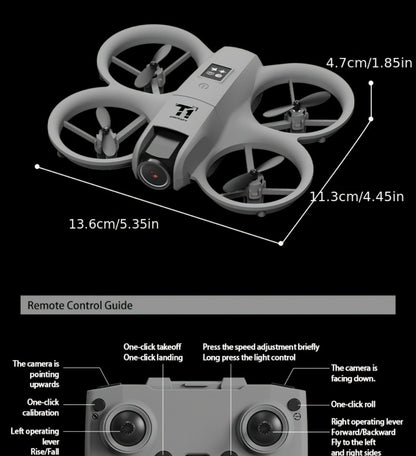 4K Remote Control Drone with Dual Batteries – Optical Flow Auto Hover, Anti-Collision, One-Key Return, WiFi FPV Camera, Long Endurance RC UAV for Kids Adults Beginners, Birthday Gift