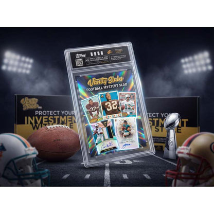 PANINI Football Random Single Hit Slab | Inside is a Rookie, Star, Autograph or Insert Guaranteed! | Perfect Gift for Kids & Collectors of All Ages