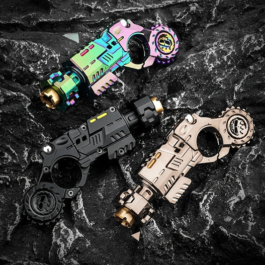 COSSIFY Brand Premium Quality 26pcs Set Alloy Stress Relief Toys Adult Gun: Stress-Relieving EDC Spinner, Cool Stress-Relief Ring, Enhances Focus Ideal For Office, Gaming, Travel Perfect Choice For Adult Gifts, Holiday Gifts, Men'S Gifts