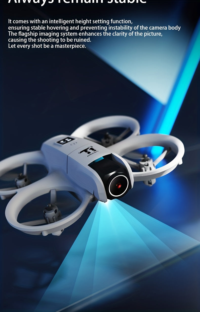 2026 Upgraded 4K Remote Control Drone, One-Key Return with Auto-Hover, Long-Endurance UAV with Two Rechargeable Batteries, Shockproof and Anti-Collision Design, One-Key Tumbling, Optical Flow Vision Auto-Hover Function, WiFi Real-Time Image