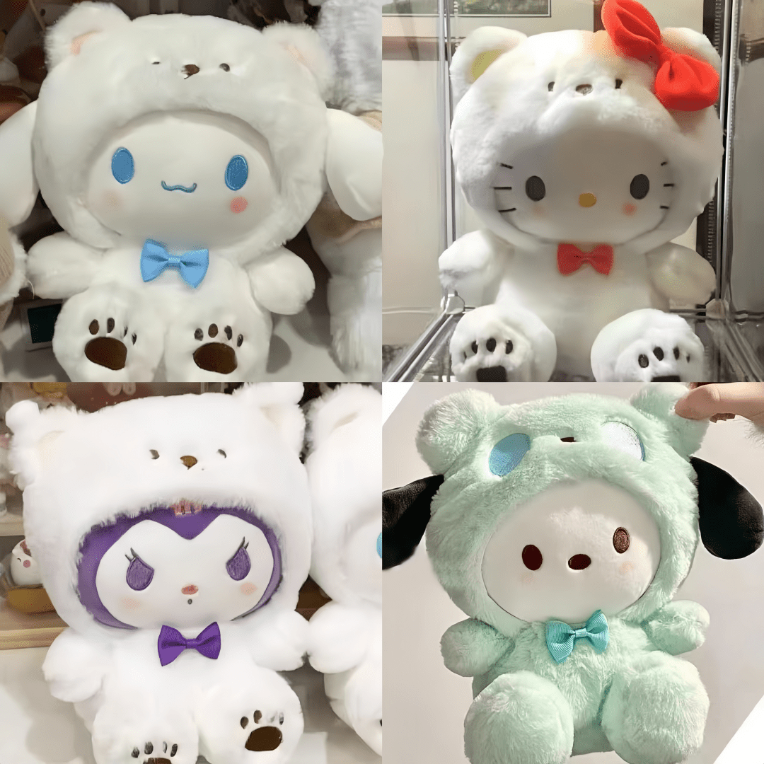 Sanrio Hello Kitty Series Plush Dolls, Including Cinnamoroll, Kuromi, My Melody, Into White Bears And Big-Eared Dogs, Are The Best Choice As Holiday Gifts for Friends. Easter