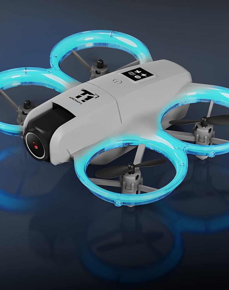[4K, 180° Rotation] Mini 4K FPV Dual Camera Drone, 180° Camera Rotation, Dual Batteries, Optical Flow Positioning, 360° Flip, Roscope, One-Key Takeoff/Landing, Anti-Shake And Anti-Collision Design, Suitable for Beginners Remote Control Toy, Boys And Girls