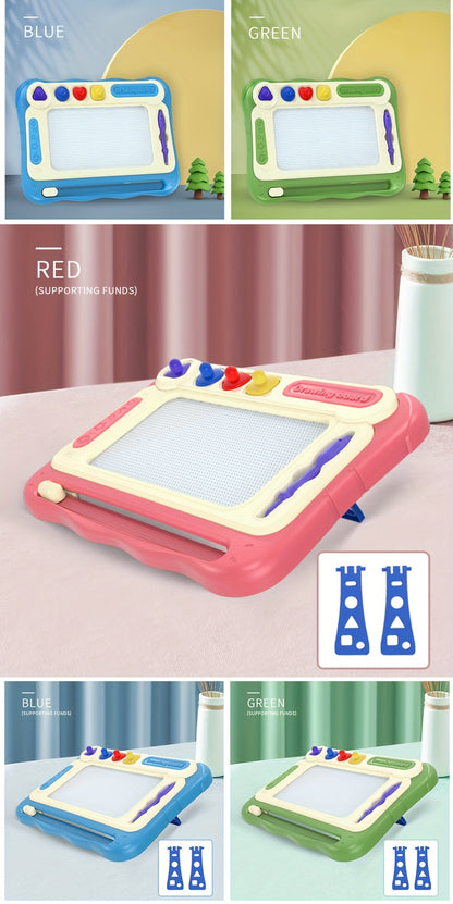 Drawing Board Toys, Learning Toys for Early Childhood Education, Perfect Birthday Gifts for Boys And Girls, Easter/ Day Gifts: Upgraded Version 4 Stamps And 1 Paintbrush, Basic Version Without Stamps