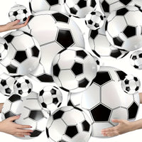 12 16-inch inflatable soccer balls