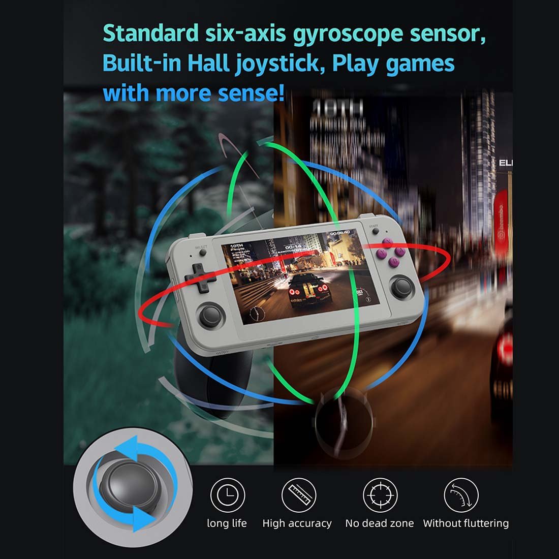 Retro Handheld Game Console Anbernic RG505 - Android 12 OLED Portable Gaming Handheld 5000mAh
