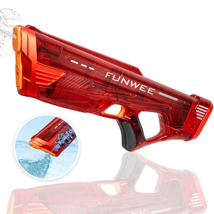 Auto-filling Electric Water Gun, Pulse Jet Water Gun, 28 Feet Long-range Fast Shooting Water Gun, USB Rechargeable Large-capacity Water Gun, Suitable for Children And Adults, Adult Water Gun Is Suitable for Swimming Pool Beach Backyard
