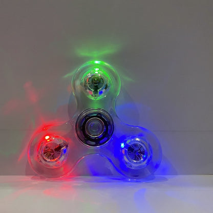 LED Spinning Top Fidget Toy 12 Pack Glow in the Dark Crystal Gyroscope with Vibrant Lights 4-Gear Colorful Spin Top for Kids Boys Girls Party Favors Birthday Christmas Gift