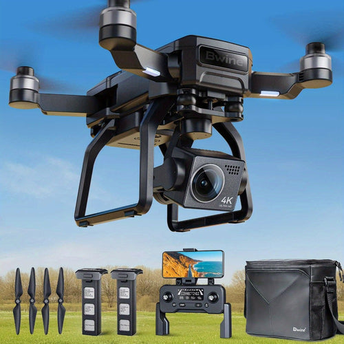 Bwine F7GB2 4K Drone with 3-Axis Gimbal & 50-Min Flight – 8.2MP Camera, 3.2KM Transmission, Level 6 Wind Resistance, GPS Smart Return, Route Planning, FAA Compliant, 2 or 3 Batteries