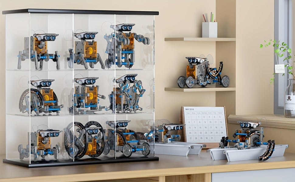 12-in-1 STEM Solar Robot Kit Toys, Educational Building Science Experiment Set Birthday Gifts for Kids Boys Girls 8 9 10 11 12 13 Years Old