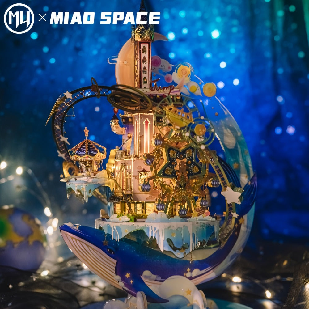 3D Metal Model Kit MU Star Playground – Handcrafted Garden Scene DIY Assembly Puzzle for Teens Adults Ages 14+, Unique Birthday Christmas Valentine's Day Gift for Girlfriend Women Teen Girls