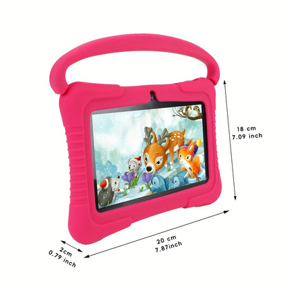 Veidoo Kids Tablet, 7 Inch Android Tablet PC, 2GB RAM 16GB ROM, Safety Eye Protection Screen, WiFi, Dual Camera, Games, Parental Control APP, Tablet with Silicone Case1
