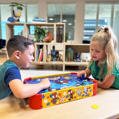 Marvel Spidey And His Amazing Friends Electronic Tabletop Air Hockey (Wood)