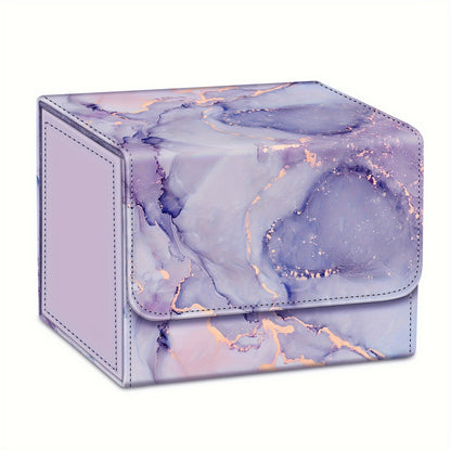 A Card Storage Box Suitable for MTG/TCG/CCG, Featuring a Magnetic Closure And Capable of Holding Over 180 Game Cards, Complete with a PU Divider