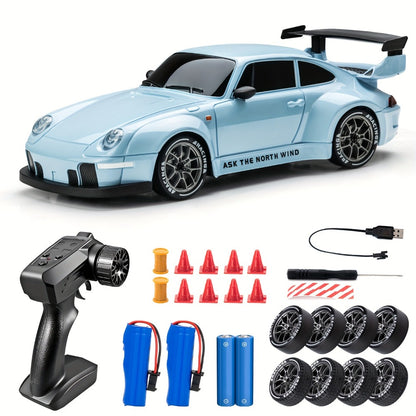 High-Speed Drift RC Car 1:24 Scale S814 – Remote Control Drift Car for Kids & Adults, 360° Spin Stunt Vehicle Toy, Birthday Christmas Gift, Multiple Colors (Grey/Orange/Blue/Green/Purple)