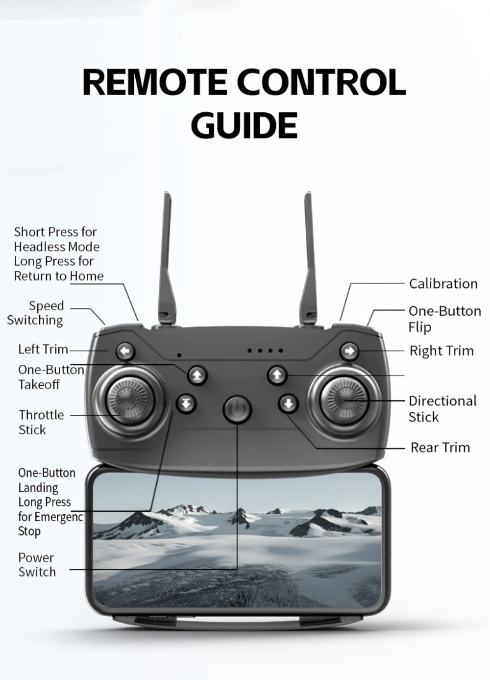 Foldable HD Camera Drone with Free Storage Bag & USB-C Charging – 3D Flips, Beginner-Friendly Aerial Photography Quadcopter for Vlogging, Outdoor Flying, Single or Dual Camera Options