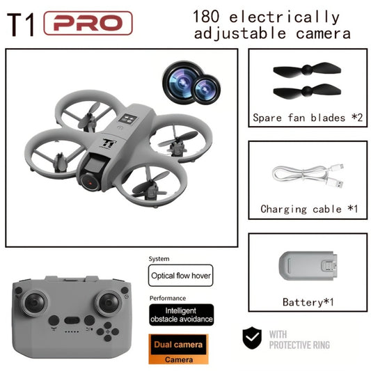 4K RC Airplane with Auto Hover & Dual Batteries – Optical Flow WiFi FPV Camera, One-Key Return & Roll, Anti-Shock Anti-Collision, Long Endurance Remote Control Plane for Kids Adults Beginners