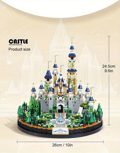 3600PCS Princess Castle Building Blocks Fairytale Palace STEM Micro Brick Architecture Kit for Girls Ages 8+ – Creative Birthday Christmas Valentine's Day Gift, Home Room Decor Display Piece