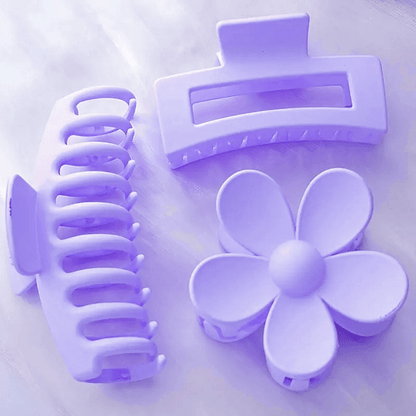 A Combination Set Of Various Fine Headbands, Hair Hoops, Hair Clips, And Hair Rings, Multi-color, Matte, Grip Clips, Elastic, with Bowknot, Fragrance-free, Suitable for Relaxing Textured Hair, Normal Hairstyles, Face Washing And Bathing, Ideal Gift.