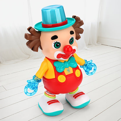 Dancing Clown Toy Doll Light Music Swing Left And right, Toys for Kids girls, Fidget toys, Toys for boys, toy, Christmas Gifts Birthday Gifts for kids, Weird stuff, Halloween Decorations