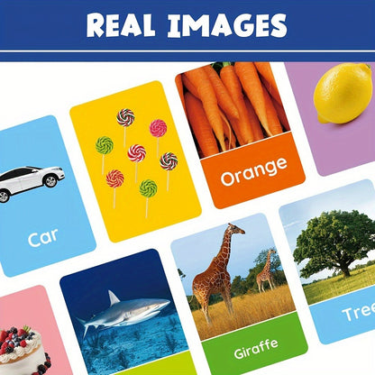 Toddler Flashcards 84 Double-Sided Cards 168 Pictures – 8 Categories ABC Letters Numbers Animals Shapes Colors Food Vehicles, Baby Learning Flash Cards for Kids Ages 1 2 3 4 Preschool Kindergarten Gift