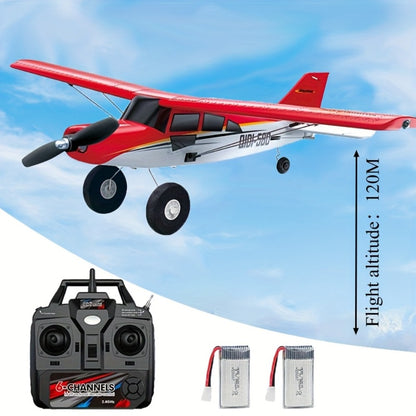 Brushless Fixed Wing RC Plane 6-Channel 6-Axis Gyro 3D Aerobatic Stunts 2 Batteries Included – QIDI560 M7 EPP Foam Remote Control Airplane 120M Range Hobbyist Outdoor Gift Red Blue