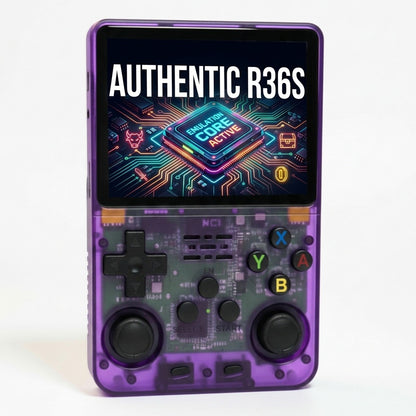 Authentic R36S ArkOs 128GB Game Console Retro Handheld 3.5 Inch IPS Screen Portable Gaming Device