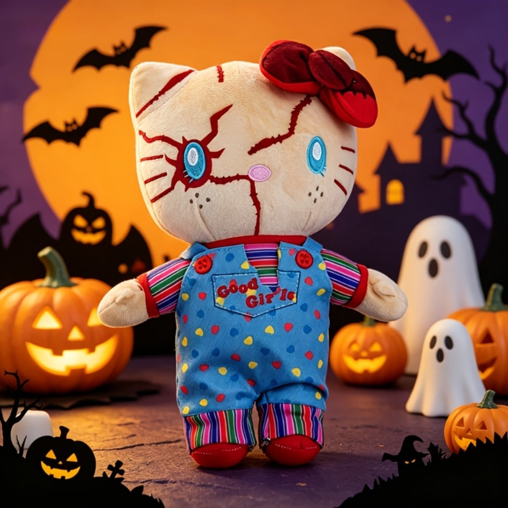 Hello Kitty Halloween Plush Doll | Cute Sanrio Character Stuffed Toy | Birthday Party Ornament | Christmas Valentine's Day Gift for Girls Kids Fans