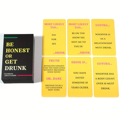 The BE HONEST Card Game Encourages Meaningful Conversations, Fosters Mutual Understanding, Helps Break The Silence, And Enhances Communication During Gatherings with Friends