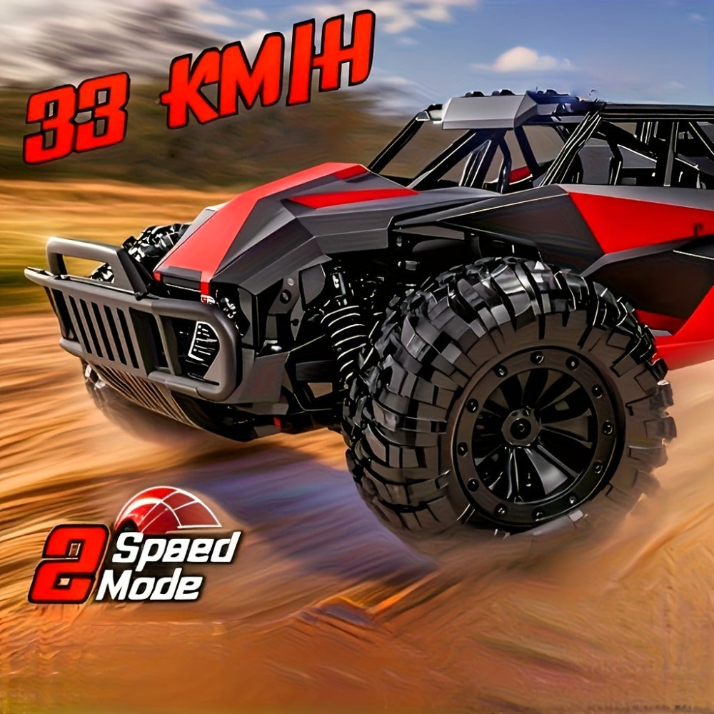 High-Speed RC Off-Road Car 40km/h – All-Terrain Remote Control Climbing Truck with Long-Lasting Battery, Sturdy 4WD Structure, Birthday Christmas Gift for Boys Kids & Adults (Style A & B)