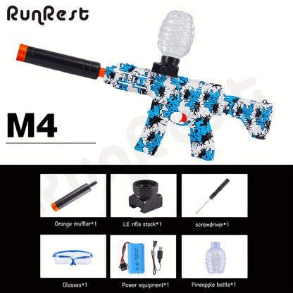 New Electric Fully Automatic Shooting Toy Gun, Outdoor Sports Interactive Game Toy, Rechargeable Portable Gun Toy, Long Battery Life - Suitable for Outdoor And Indoor Team Collaboration Game Toys. Halloween, Christmas, Birthday Party Gifts