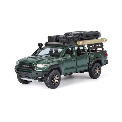 1:32 Scale Toyota Off-Road Die-Cast Model Car with Openable Doors – Zinc Alloy High-Detail Static Display Replica | Collectible Desktop Ornament | Birthday Holiday Gift for Car Enthusiasts