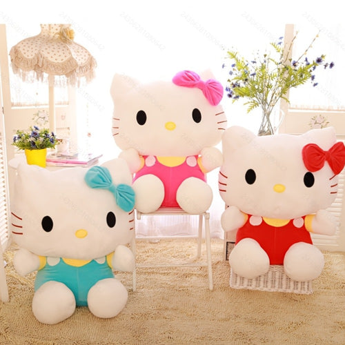 Kawaii Hello Kitty Plush Toy Set 3pcs — Sanrio Licensed Soft Stuffed Animals, Cute Gift Bundle for Girls Teens, Birthday Holiday Party Decoration, Hello Kitty Collector Gift