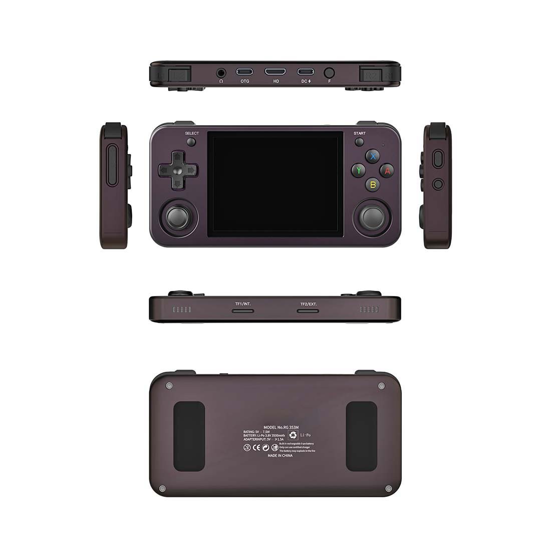 Retro Handheld Game Console Anbernic RG353M - Aluminum Alloy Dual OS Android Linux IPS HDMI Gaming Handheld 3500mAh