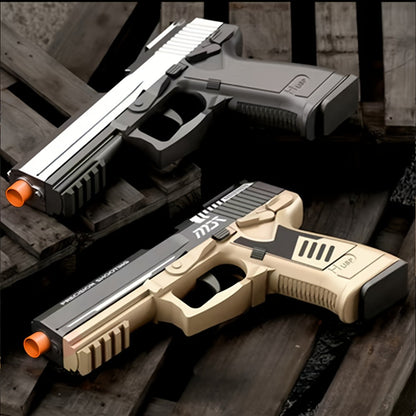 2025 USP Toy Gun Soft Clip Pistol, Continuous Shooting, with 100 Bullets And 2 Magazines, Toy Foam Blaster, Cool Rapid-fire Toy Gun Educational Models, Outdoor Shooting Games, Halloween, Thanksgiving, Christmas, Birthday Gift for Boys Girls0