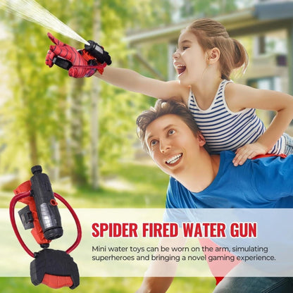 Wrist Spider Web Shooter Toy for Kids & Teens – Superhero Web Launcher Set with Eye Mask Target & Water Gun, Outdoor Party Gift Boys Halloween Easter Birthday