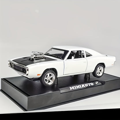 Dodge Challenger Die-Cast Model Car, Collectible Zinc Alloy Static Replica, Highly Detailed Home Decor, Perfect Birthday & Christmas Present For Car Enthusiasts