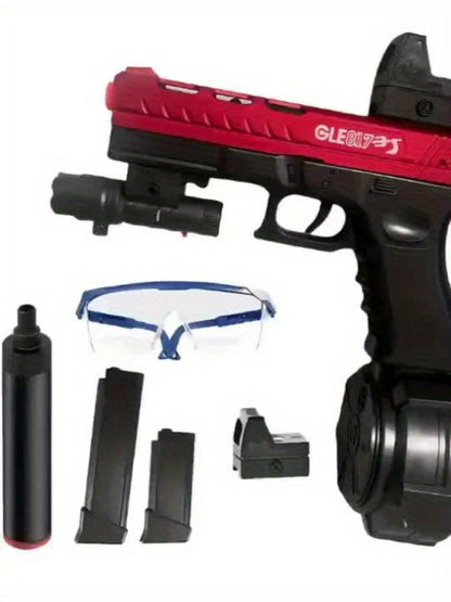 New Toy Gun Electric Full Auto Shooting Toy, Outdoor Sport Interactive Game Toy, Rechargeable Portable Gun Toy High-speed Splash Ball Toy Rifle, Long Battery Life - Suitable for Team Collaborative Game Toys for Outdoor And Indoor Activities.