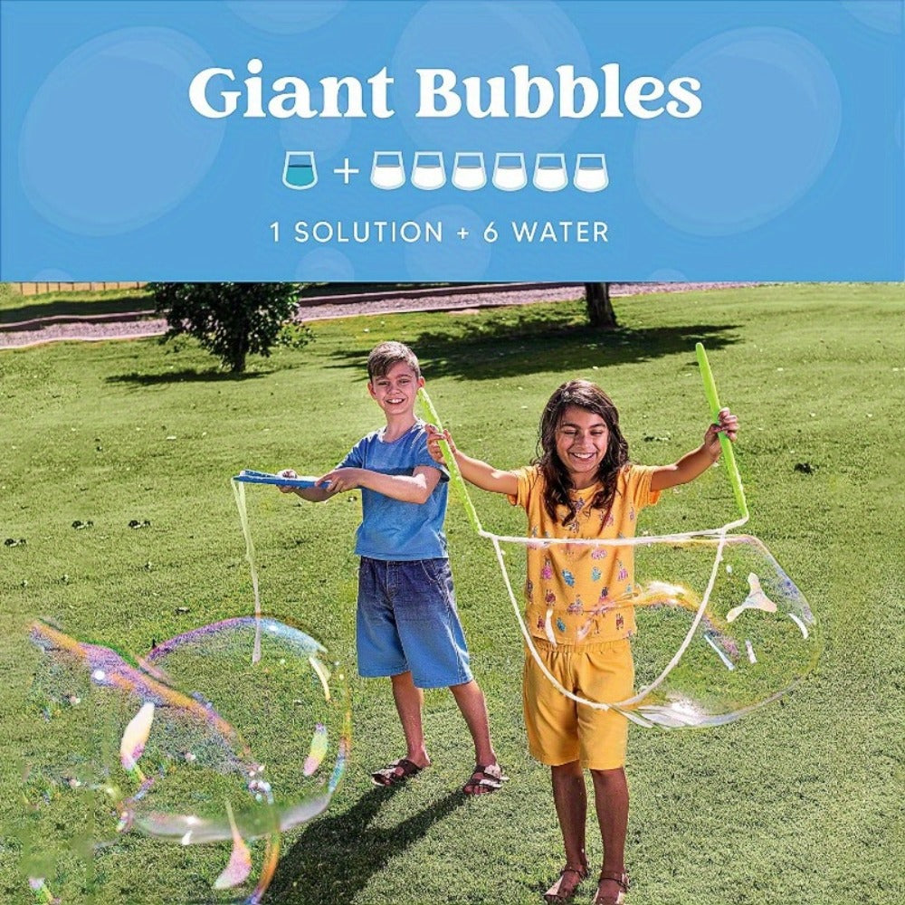 SYNCFUN 2 Bottles Bubbles Refill Solutions 64oz, Bubble Concentrated Solution Suitable for Bubble Machines, Blowers, Wands, Blowers, Easter Party Packs, Party Activities, Suitable for Parks, Weddings