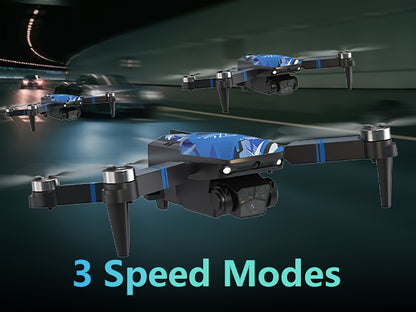270° Obstacle Avoidance Drone with 2.8" LCD Screen & Dual Cameras – Brushless Motor, Foldable RC Quadcopter for Beginners Adults, Altitude Hold, 3D Flips, Headless Mode, One-Key Takeoff Landing