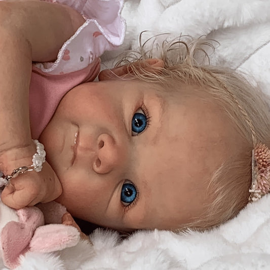 [Perfect Birthday Presents] Completed 16-Inch (42Cm) Reborn Baby Dolls That Appear Lifelike, Handcrafted Realistic Newborn Baby Doll, a Lifelike Baby Girl Toy Suitable for Ages 3 And Up, Perfect for Birthday Presents