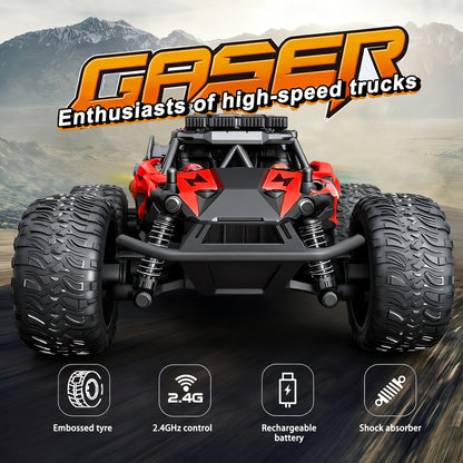 New High-speed Remote Control Car, All Terrain Off-road Vehicle, Equipped with A Battery At A Speed Of 40 Kilometers Per Hour, Long-lasting Power, Sturdy Structure, Suitable for Birthday Gifts