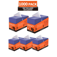 500 Top Loaders + 500 Sleeves