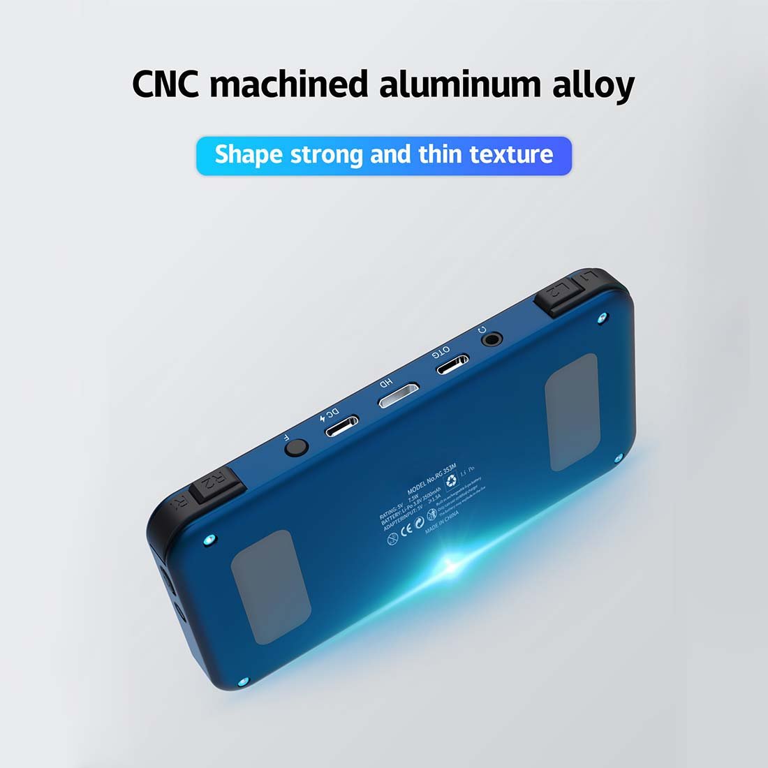 Retro Handheld Game Console Anbernic RG353M - Aluminum Alloy Dual OS Android Linux IPS HDMI Gaming Handheld 3500mAh