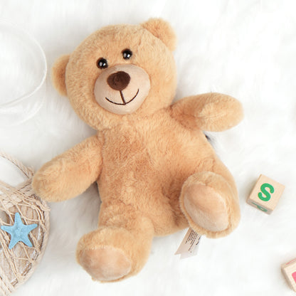 LotFancy Teddy Bear Stuffed Animals, Set of 5, 8 inch Small Teddy Bear Bulk, Baby Bear Plush Toy for Baby Shower Decoration, Kids Birthday Gift For Boys Girls, Gifts for Girlfriend, Birthday Christmas Gifts Valentine's Day Brown