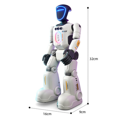Advanced Humanoid Robot with Smart Remote, Pose-Controlled Joints, Gesture Sensors & Voice Recorder