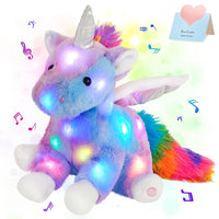 Glowing Music Rainbow Unicorn