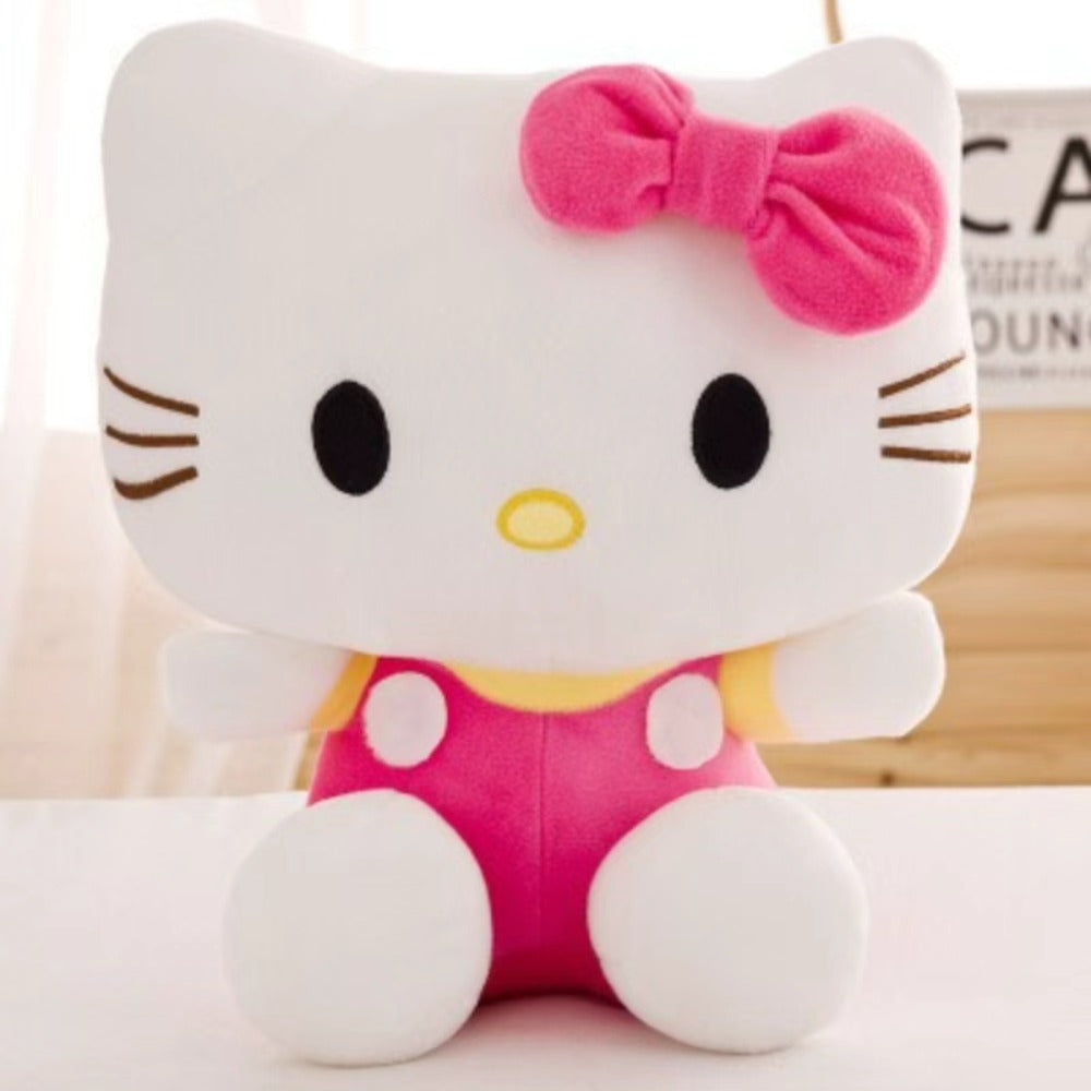 Kawaii Hello Kitty Plush Toy Set 3pcs — Sanrio Licensed Soft Stuffed Animals, Cute Gift Bundle for Girls Teens, Birthday Holiday Party Decoration, Hello Kitty Collector Gift