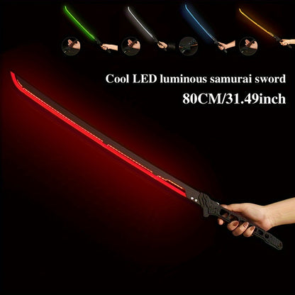1 Cool Cyberpunk LED Hot Samurai Sword, A Must-have Magical LED Model, Halloween And Christmas Party Costumes And Props, To Satisfy Your Sci-fi Fantasies